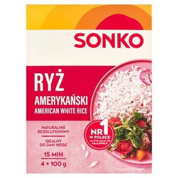 Sonko Ryż amerykański 400 g (4 x 100 g) - Sonko