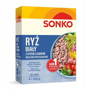 Sonko Ryż biały z ryżem czarnym 400 g - Sonko