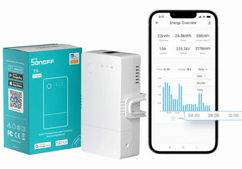 Sonoff THR320 Origin Przełącznik Czujnik Temperatury Wilgotności 20A - Sonoff