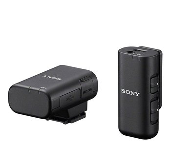 Sony ECM-W3S bezprzewodowy mikrofonowy Zasięg do 150 m Do 6 godzin pracy - Sony