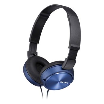 Sony MDR-ZX310AP słuchawki z mikrofonem, nauszne, niebieskie - Sony