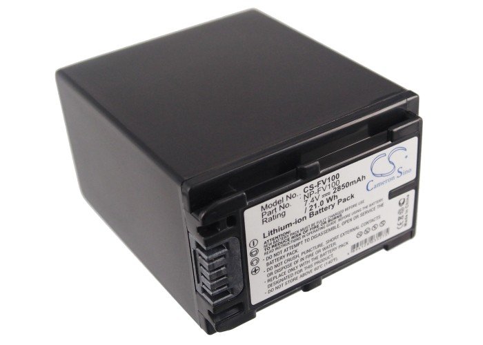 Sony Np Fv100 2850Mah 21 09Wh Li Ion 7 4V Cameron Sino Inna Marka sony-np-fv100-2850mah-21-09wh-li-ion-7-4v-cameron-sino-inna-marka