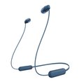Sony WI-C100 bezprzewodowe słuchawki z mikrofonem, Bluetooth, niebieskie - Sony
