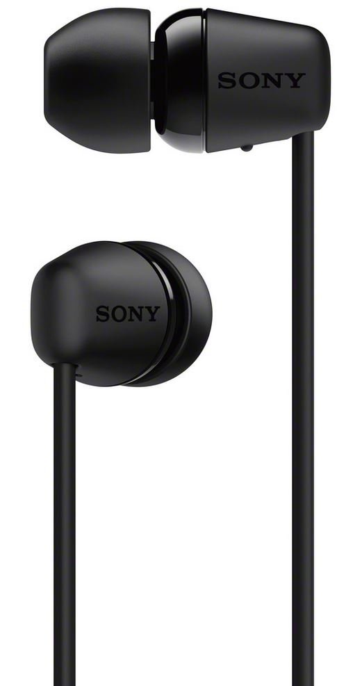 Sony WI-C200 bezprzewodowe słuchawki z mikrofonem, Bluetooth, czarne