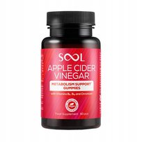 SOOL Apple Cider Vinegar 60 szt żelek o smaku octu jabłkowego ACV SOOL