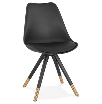 SOPRANO krzesło k. czarny, nogi k. czarny - Kokoon Design