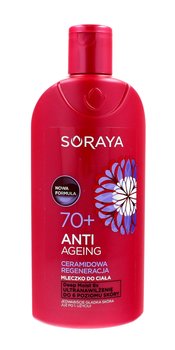 Soraya, Anti Ageing 70+, mleczko do ciała Ceramidowa Regeneracja, 400 ml - Soraya