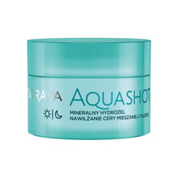 Soraya, Aqua Shot, mineralny hydrożel do cery mieszanej i tłustej, 50 ml - Soraya