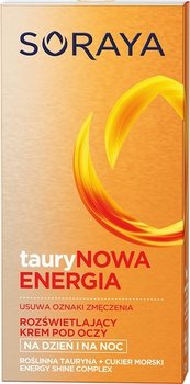Soraya, Taurynowa Energia, krem pod oczy rozświetlający na dzień i noc, 15 ml - Soraya