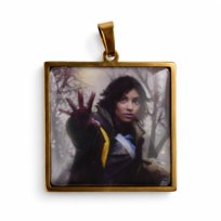 Sorceress | 4 cm | Metal Szkło | Brelok Zawieszka | Magic The Gathering Inna marka