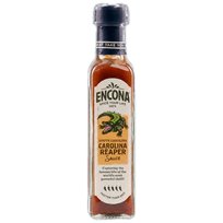 Sos chili Encona Carolina Reaper 1 500 000 SHU 142 ml - do marynat, do doprawiania potraw, szklana butelka z zakrętką Inny producent