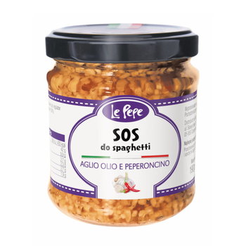 Sos Do Spaghetti Aglio Olio E Peperoncino 190G Le Pepe - BBK