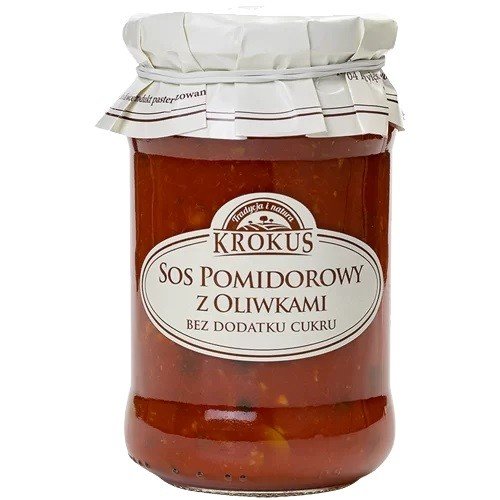 SOS POMIDOROWY Z OLIWKAMI BEZ DODATKU CUKRU 340 G - KROKUS - Krokus ...