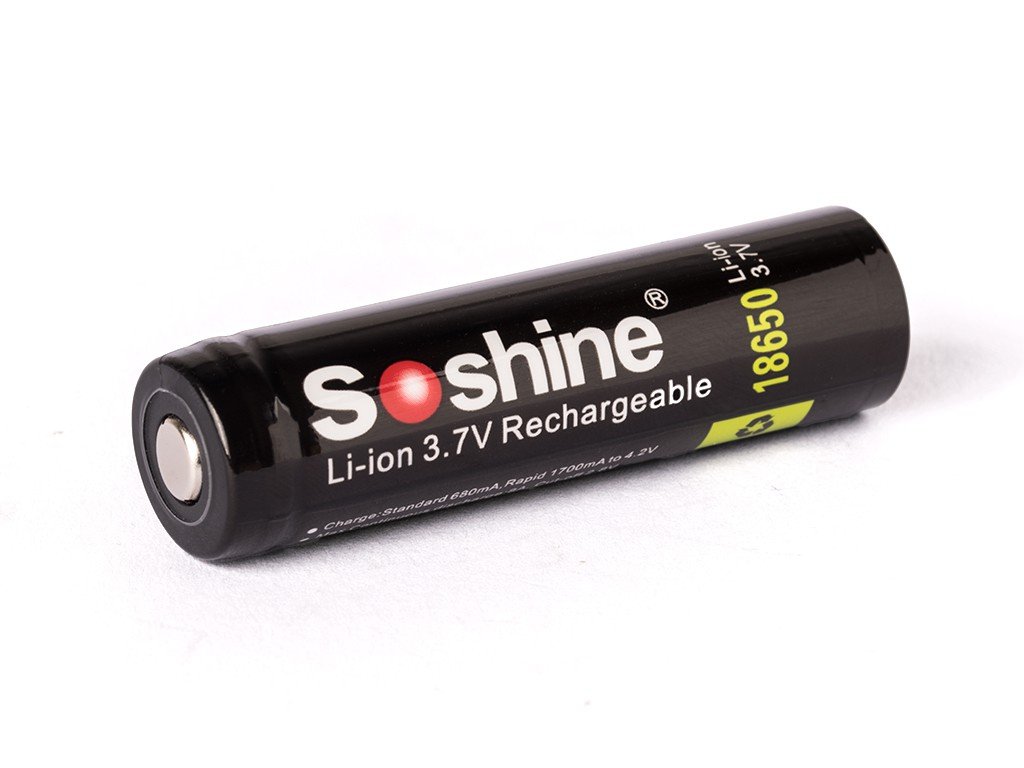 Zdjęcia - Bateria / akumulator Soshine 18650 3400 mAh 3,6 V - 3,7 V akumulator litowo-jonowy zabezpieczon 