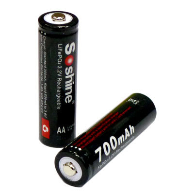 Фото - Акумулятор / батарейка Soshine Akumulator 14500 / AA - 700mAh 3,2V LiFePo4 