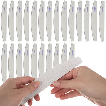 Soulima, pilnik do paznokci łódka 100/180, 25 szt. - Soulima