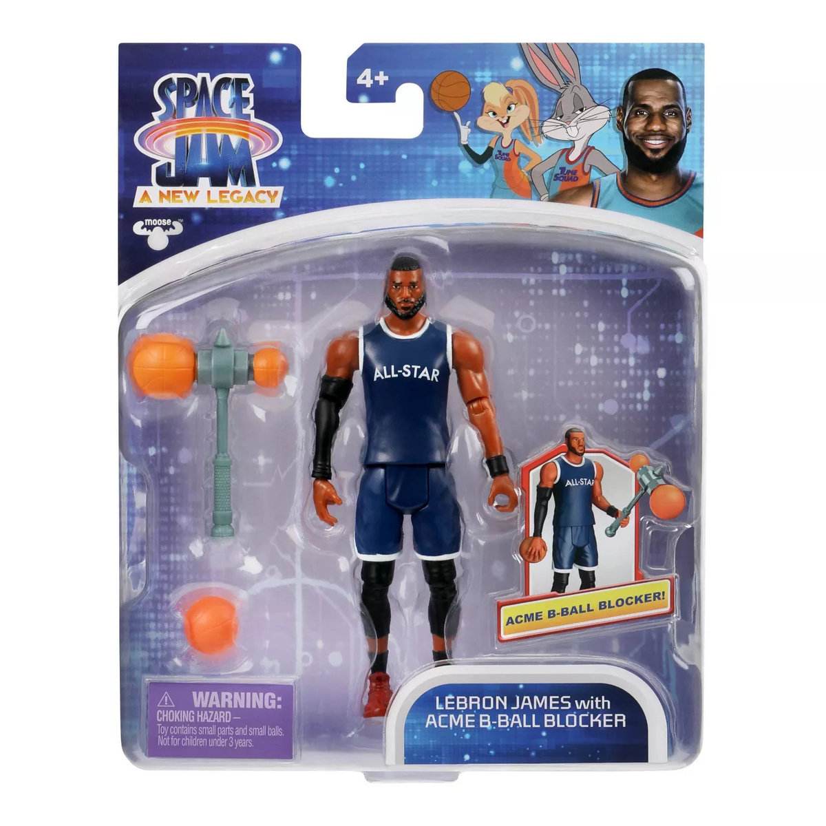 LeBron James フィギア Space Jam A New Legacy Lebron James Blocker 12Cm - Moose