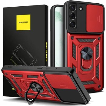 Spacecase Camring Galaxy S22+ Czerwony - Spacecase