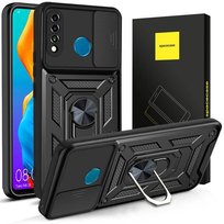 Spacecase Camring Huawei P30 Lite Czarny Spacecase
