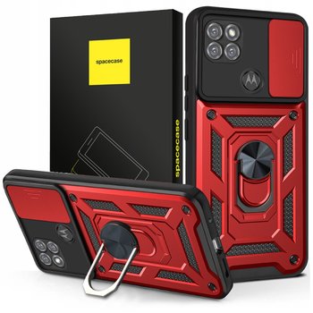 Spacecase Camring Moto G9 Power Czerwony - SpaceCase
