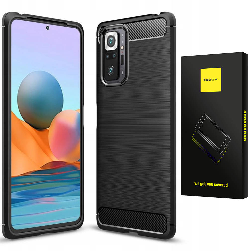 Redi Note 10 Pro Box Spacecase Carbon Redmi Note 10 Pro Czarny - Spacecase | Sklep EMPIK.COM