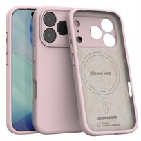 Spacecase Silicone Mag iPhone 17 Pro baby pink Spacecase