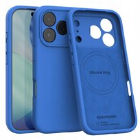 Spacecase Silicone Mag iPhone 17 Pro blue Spacecase