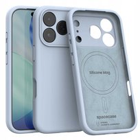 Spacecase Silicone Mag iPhone 17 Pro Max baby blue Spacecase
