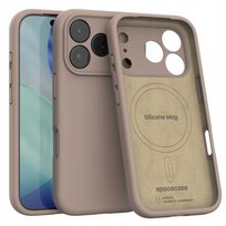 Spacecase Silicone Mag iPhone 17 Pro Max brown Spacecase