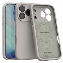 Spacecase Silicone Mag iPhone 17 Pro stone Spacecase