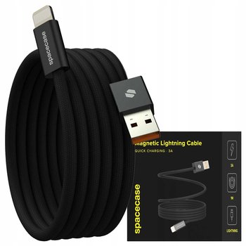 Spacecase USB-A to Lightning Magnetic Cable 1M 12W CL08 b - Spacecase