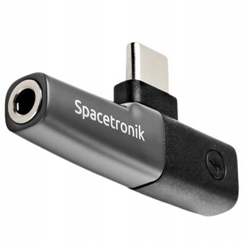 SPACETRONIK ADAPTER PRZEJŚCIÓWKA AUDIO USB-C 1A TYP-C - MINI JACK 3.5MM - Spacetronik
