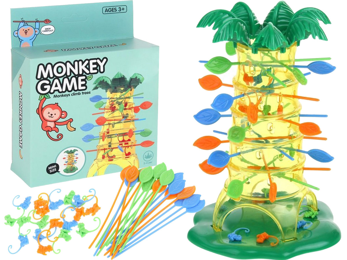Фото - Настільна гра Spadające małpki, gra zręcznościowa, Bigtoys