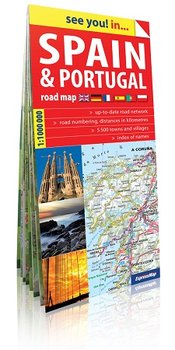 Spain & Portugal. Road map 1:1 000 000