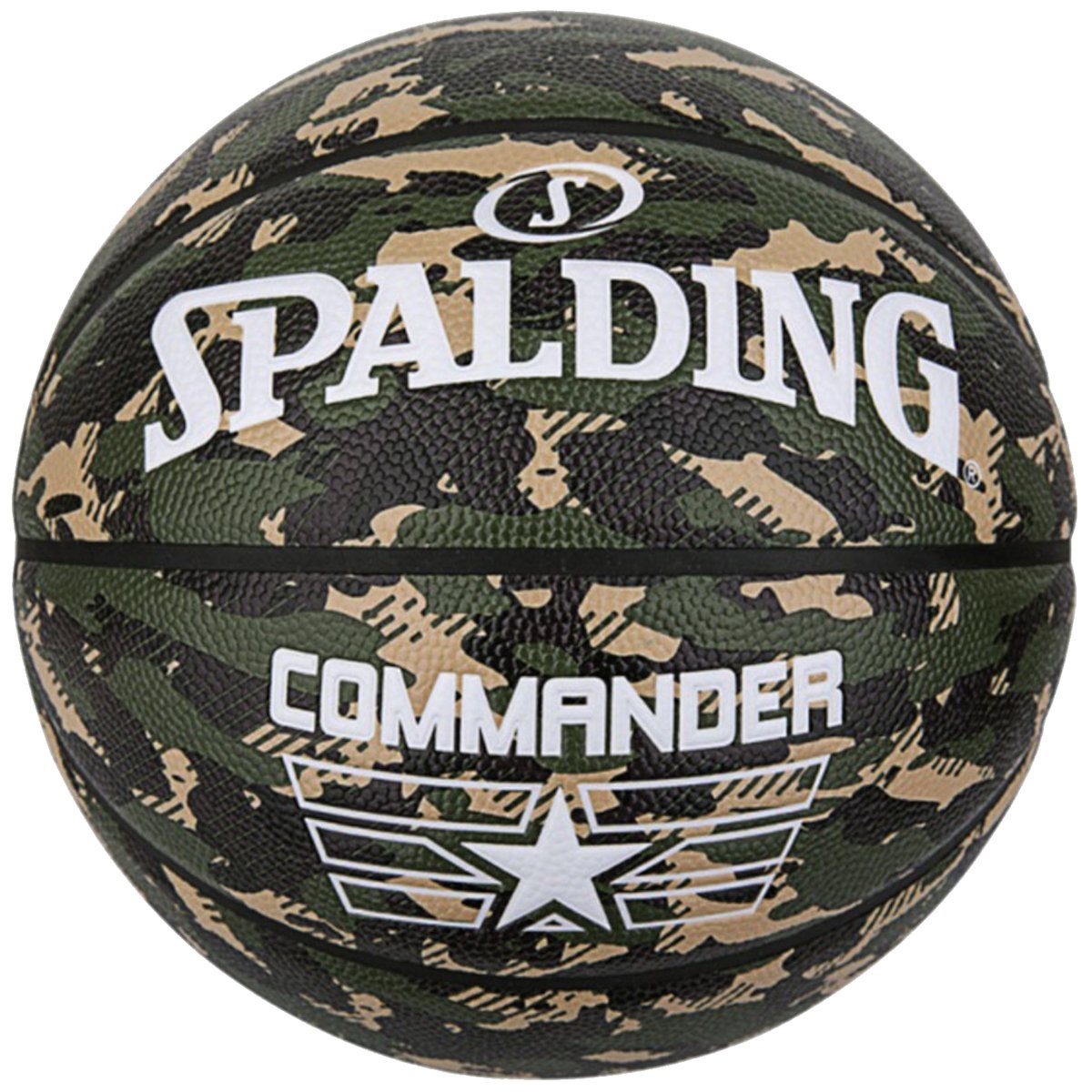 Фото - Баскетбольний м'яч SPALDING Commander Ball 84588Z, Unisex, Piłki Do Koszykówki, Zielone 
