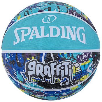 Spalding Graffiti Ball 84373Z, unisex, piłki do koszykówki, Niebieskie - Spalding