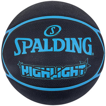 Spalding Highlight Ball 84356Z, unisex, piłki do koszykówki, Czarne - Spalding