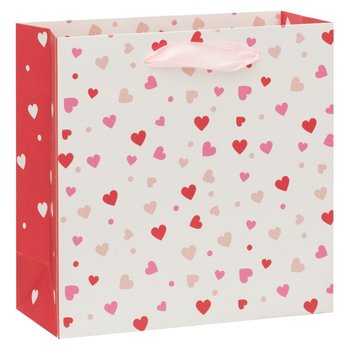 SPARKLEZ, Torba prezentowa w serduszka, rozmiar CD - Sparklez