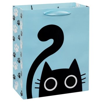 SPARKLEZ, Torba prezentowa z czarnym kotem, rozmiar M - Empik