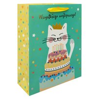 SPARKLEZ, Torba prezentowa z kotkiem, rozmiar M