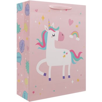 SPARKLEZ, Torba prezentowa z motywem jednorożca, rozmiar L - Empik