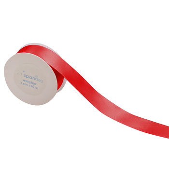 SPARKLEZ Wstążka czerwona 2cm 10m - Sparklez