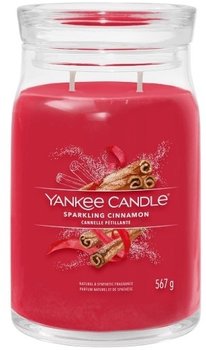 Sparkling Cinnamon - Yankee Candle Signature - Duża Świeca Z Dwoma Knotami - - Yankee Candle