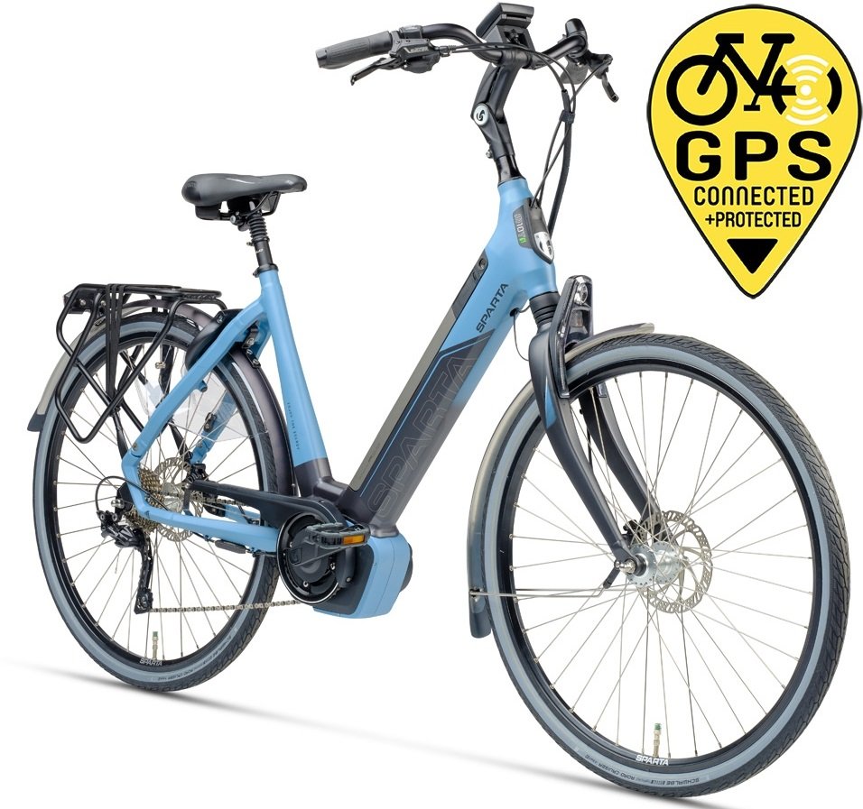 Sparta, Rower elektryczny, M10Ti ION Yamaha, 28", niebieski Sparta
