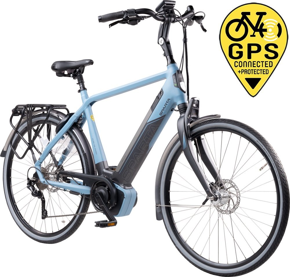 Sparta, Rower elektryczny, M10Ti ION Yamaha, 28", niebieski Sparta