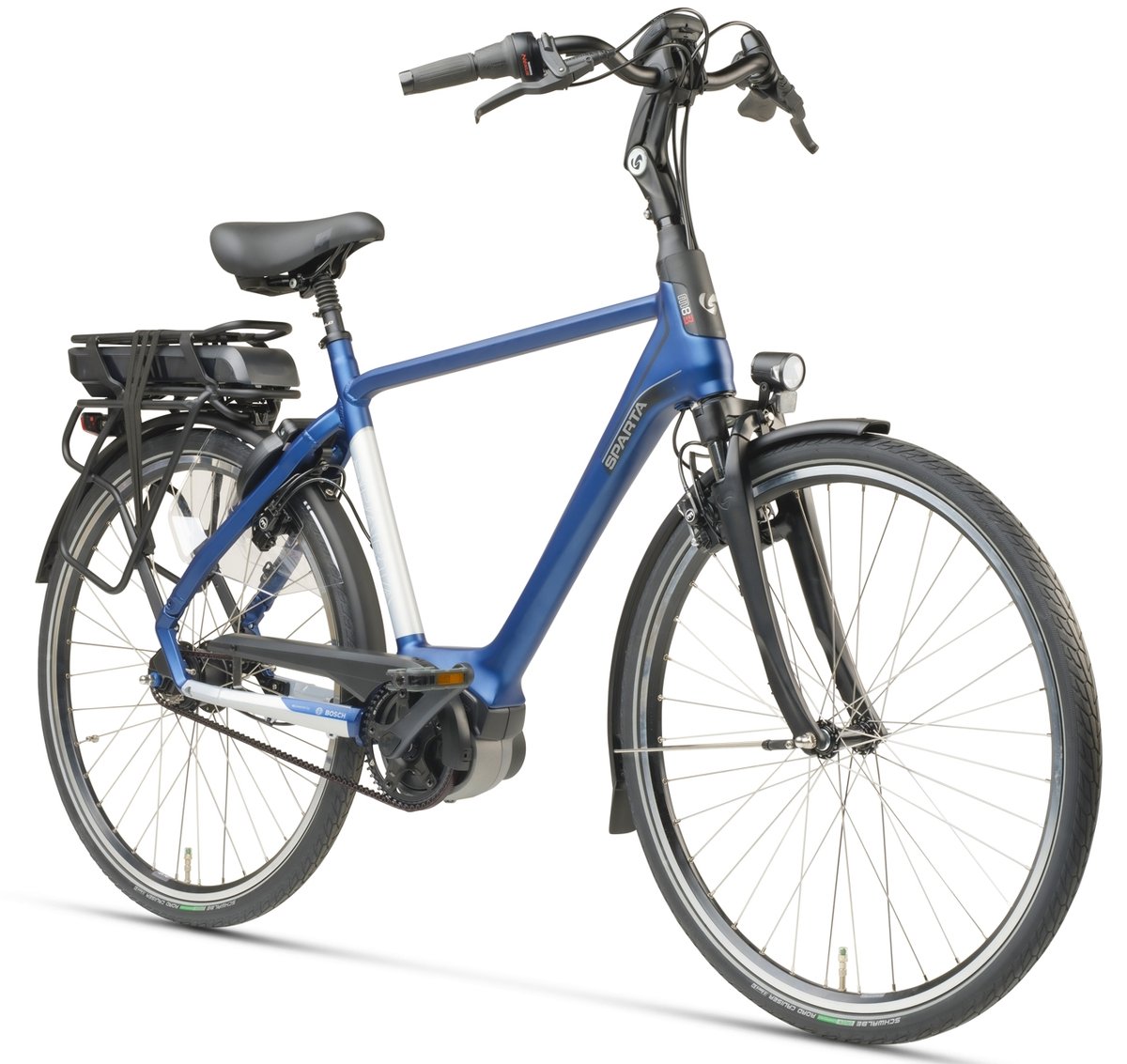 Sparta, Rower elektryczny na pasku, M8b Exclusive Bosch, 20", niebieski