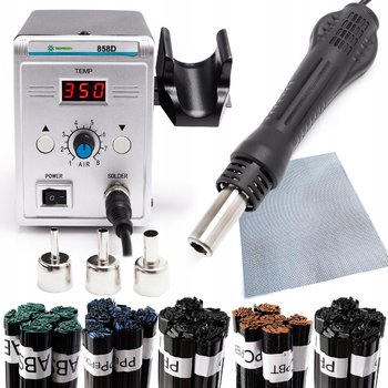 Spawarka Plastiku Techrebal 858D Zestaw Plastików - Techrebal