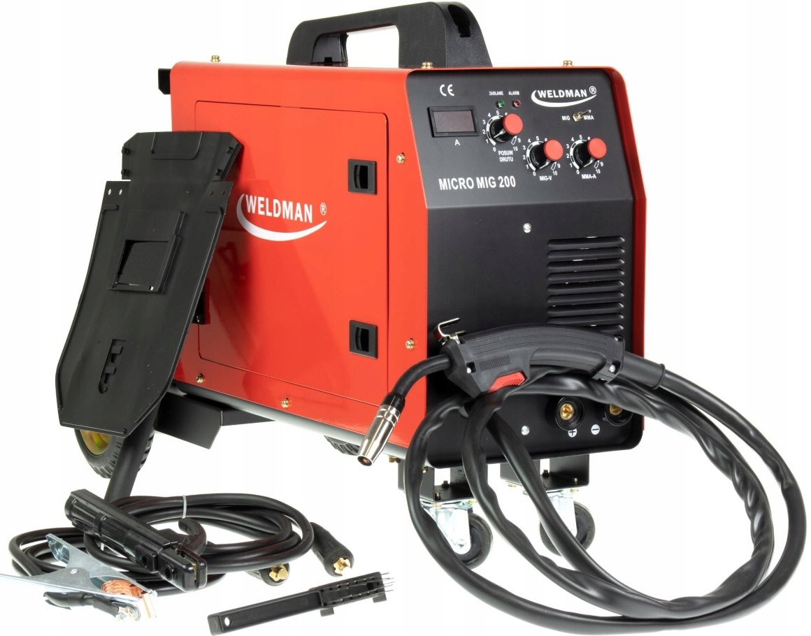 Spawarka półautomat na kółkach MICRO MIG 200 IGBT 200A WELDMAN-Zdjęcie-0