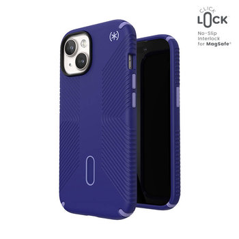 Speck Presidio2 Grip ClickLock & MagSafe - Etui iPhone 15 / iPhone 14 / iPhone 13 (Future Blue/Purple Ink) - Speck