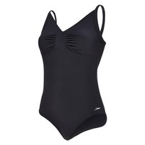 Speedo, Strój kąpielowy damski, Watergem Adjustable One Piece 809717 0001, czarny, rozmiar 46